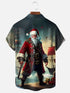 Men's Christmas Funny Graphic Short Sleeve Hawaiian Shirt